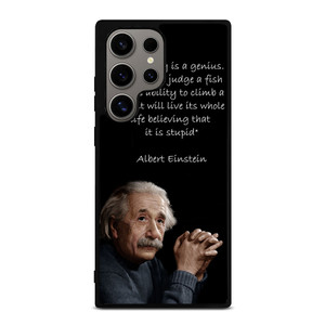 THE GENIUS ALBERT EINSTEIN QUOTE Samsung Galaxy S24 Ultra Case