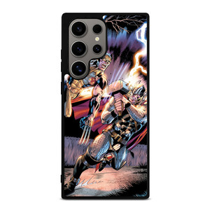 THOR VS WOLVERINE ANIME Samsung Galaxy S24 Ultra Case
