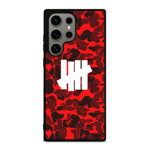 UNDEFEATED BAPE CAMO RED Samsung Galaxy S24 Ultra Case UNDEFEATED BAPE CAMO RED Samsung Galaxy S24 Ultra Case