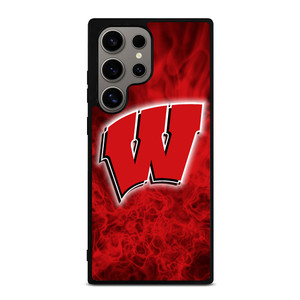 WISCONSIN BADGER LOGO Samsung Galaxy S24 Ultra Case WISCONSIN BADGER LOGO Samsung Galaxy S24 Ultra Case