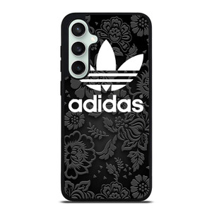 ADIDAS LOGO BLACK FLORAL Samsung Galaxy S23 FE Case