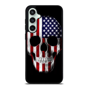 AMERICAN FLAG SKULL METAL Samsung Galaxy S23 FE Case