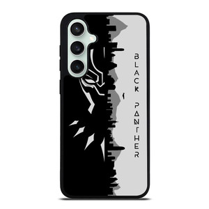 BLACK PANTHER BLACK WHITE FAN ART Samsung Galaxy S23 FE Case