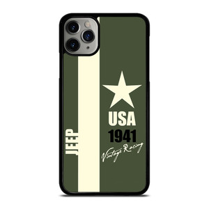 JEEP VINTAGE RACING USA iPhone 11 Pro Max Case