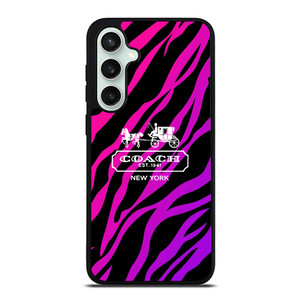 COACH NEW YORK BLACK VIOLET Samsung Galaxy S23 FE Case COACH NEW YORK BLACK VIOLET Samsung Galaxy S23 FE Case