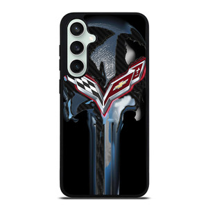 CORVETTE SKULL LOGO Samsung Galaxy S23 FE Case CORVETTE SKULL LOGO Samsung Galaxy S23 FE Case
