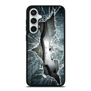 CRACKED OUT GLASS BATMAN THE DARK KNIGHT 2 Samsung Galaxy S23 FE Case