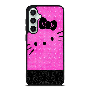 HELLO KITTY PINK BLACK Samsung Galaxy S23 FE Case HELLO KITTY PINK BLACK Samsung Galaxy S23 FE Case