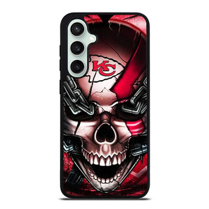 KANSAS CITY CHIEFS SKULL Samsung Galaxy S23 FE Case KANSAS CITY CHIEFS SKULL Samsung Galaxy S23 FE Case