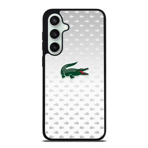 LACOSTE SILVER PATTERN Samsung Galaxy S23 FE Case LACOSTE SILVER PATTERN Samsung Galaxy S23 FE Case