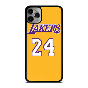 LA LAKERS JERSEY 24 KOBE BRYANT iPhone 11 Pro Max Case LA LAKERS JERSEY 24 KOBE BRYANT iPhone 11 Pro Max Case