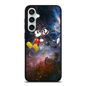 MICKEY MOUSE AND FELIX THE CAT Samsung Galaxy S23 FE Case