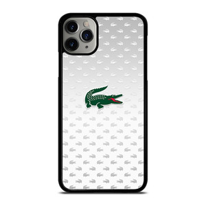LACOSTE SILVER PATTERN iPhone 11 Pro Max Case