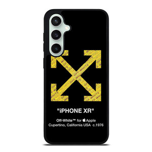 OFF WHITE YELLOW LOGO X APPLE Samsung Galaxy S23 FE Case