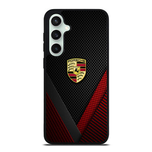 PORSCHE LOGO CARBON Samsung Galaxy S23 FE Case