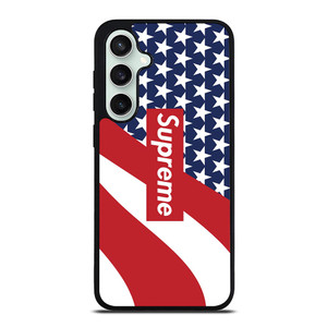 SUPREME LOGO AMERICAN FLAG Samsung Galaxy S23 FE Case SUPREME LOGO AMERICAN FLAG Samsung Galaxy S23 FE Case