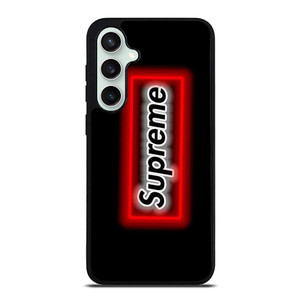SUPREME LOGO NEON BOX Samsung Galaxy S23 FE Case