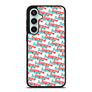 SUPREME RED BLUE PATTERN Samsung Galaxy S23 FE Case SUPREME RED BLUE PATTERN Samsung Galaxy S23 FE Case