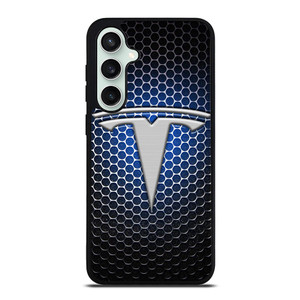 TESLA LOGO BLUE LIGHT Samsung Galaxy S23 FE Case