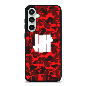 UNDEFEATED BAPE CAMO RED Samsung Galaxy S23 FE Case UNDEFEATED BAPE CAMO RED Samsung Galaxy S23 FE Case