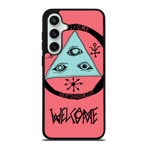 WELCOME SKATEBOARDS LOGO PINK Samsung Galaxy S23 FE Case WELCOME SKATEBOARDS LOGO PINK Samsung Galaxy S23 FE Case