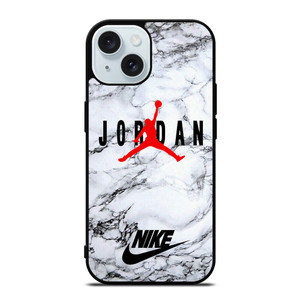 AIR JORDAN MARBLE NIKE iPhone 15 Case Cover AIR JORDAN MARBLE NIKE iPhone 15 Case Cover