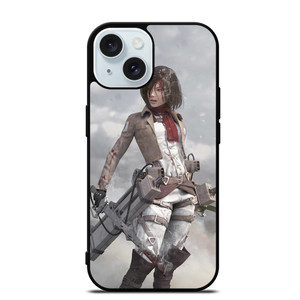 ATTACK ON TITAN MIKASA ACKERMAN SNOW iPhone 15  Case Cover