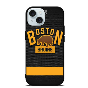 BOSTON BRUINS HOCKEY TEAM BEAR LOGO iPhone 15  Case Cover