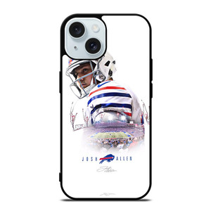 BUFFALO BILLS JOSH ALLEN iPhone 15 Case Cover BUFFALO BILLS JOSH ALLEN iPhone 15 Case Cover