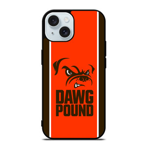 CLEVELAND BROWNS DAWG POUND LOGO iPhone 15  Case Cover