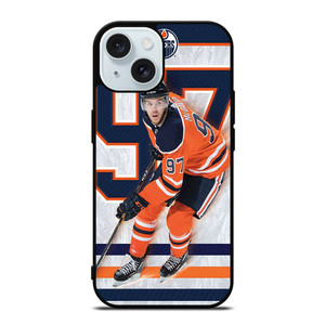 CONNOR MCDAVID EDMONTON OILER HOCKEY iPhone 15  Case Cover