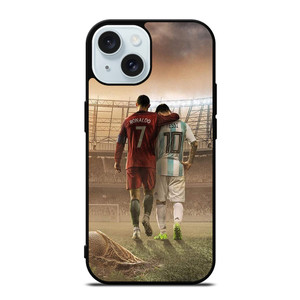 CRISTIANO RONALDO AND LIONEL MESSI iPhone 15  Case Cover