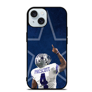 DAK PRESCOTT COWBOYS DALLAS COWBOYS FOOTBALL FOUR iPhone 15  Case Cover
