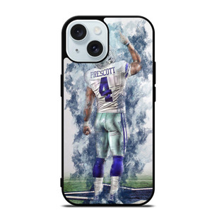 DAK PRESCOTT SMOKE COWBOYS DALLAS COWBOYS FOOTBALL iPhone 15  Case Cover