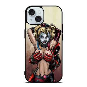 DEADPOOL AND HARLEY QUINN iPhone 15  Case Cover