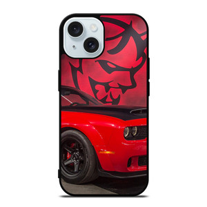 DODGE CAR DEMON LOGO RED iPhone 15 Case Cover DODGE CAR DEMON LOGO RED iPhone 15 Case Cover