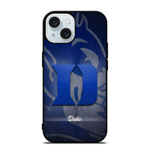 DUKE BLUE DEVILS LOGO UNIVERSITY BASKETBALL iPhone 15  Case Cover DUKE BLUE DEVILS LOGO UNIVERSITY BASKETBALL iPhone 15  Case Cover