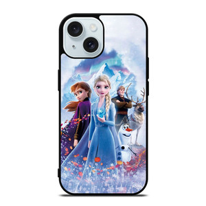ELSA AND FRIENDS FROZEN CHARACTER iPhone 15  Case Cover