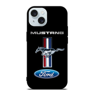 FORD MUSTANG STRIPS EMBLEM iPhone 15 Case Cover FORD MUSTANG STRIPS EMBLEM iPhone 15 Case Cover