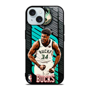 GIANNIS ANTETOKOUNMPO BUCKS NBA iPhone 15  Case Cover