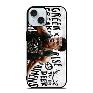 GIANNIS ANTETOKOUNMPO MILWAUKEE BUCKS WALLPAPER iPhone 15  Case Cover