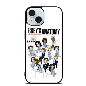 GREYS ANATOMY ALL CHARACTER iPhone 15  Case Cover