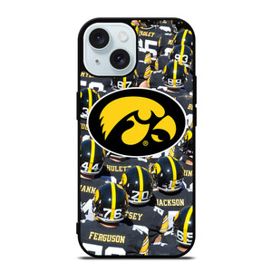 IOWA HAWKEYES COLLAGE FOOTBALL iPhone 15  Case Cover