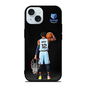 JA MORANT MEMPHIS GRIZZLIES iPhone 15 Case Cover JA MORANT MEMPHIS GRIZZLIES iPhone 15 Case Cover