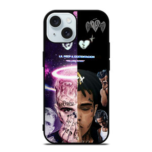 LIL PEEP AND XXXTENTACION iPhone 15  Case Cover LIL PEEP AND XXXTENTACION iPhone 15  Case Cover