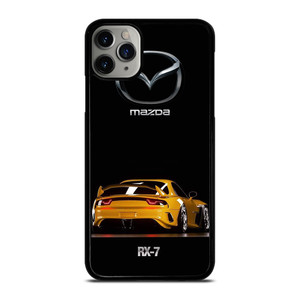 MAZDA RX7 YELLOW CARS iPhone 11 Pro Max Case MAZDA RX7 YELLOW CARS iPhone 11 Pro Max Case