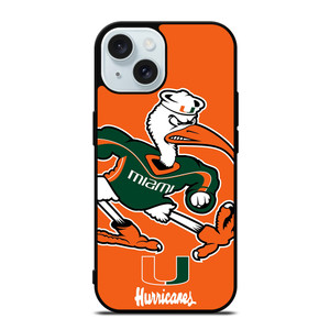 MIAMI HURRICANES FOOTBALL MASCOT iPhone 15  Case Cover