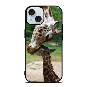 MOM AND BABY GIRAFFE iPhone 15  Case Cover