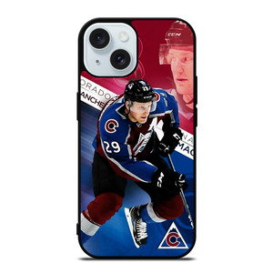 NATHAN MACKINNON 29 COLORADO AVALANCHE iPhone 15  Case Cover