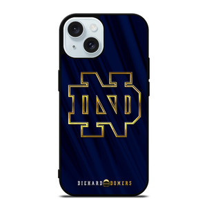 NOTRE DAME IRISH ND INITIAL LOGO iPhone 15  Case Cover
